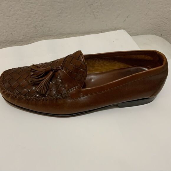 COLE HAAN BROWN TASSEL LOAFERS 9 D LEATHER SOLES main image 6